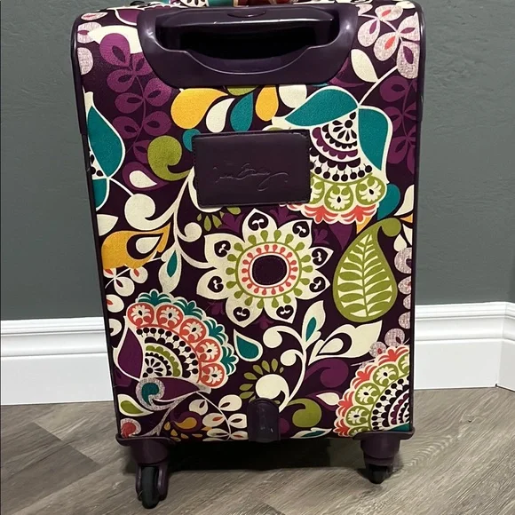 Vera Bradley Purple Floral Travel Bag - Picture 3 of 7